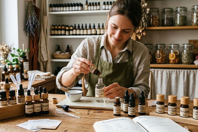 Créez vos mélanges personnalisés d&rsquo;huiles essentielles pour un bien-être sur-mesure